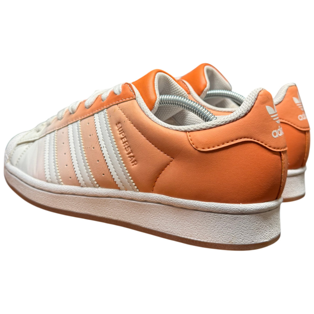 ADIDAS Superstar Women's 8 Gradient Copper Sneakers Orange Leather Shoes Casual - Picture 7 of 11